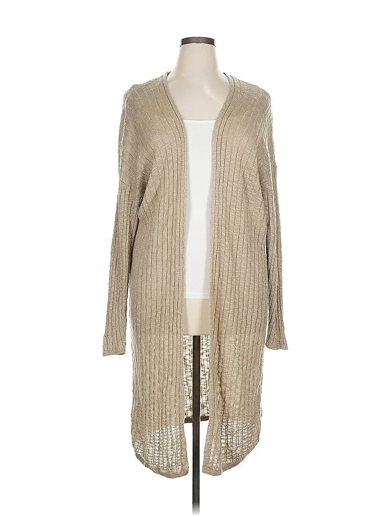 Pre-owned Express Outlet Cardigan Sweater In Brown