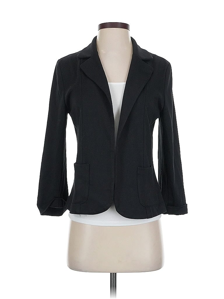 Pre-owned Aqua Blazer Jacket In Black