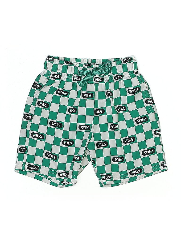Click to view more detailed imagery on our partner's website Pre-owned Fila Kids' Board Shorts In Green