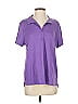 Lands' End Purple Short Sleeve Polo Size 1 - photo 1