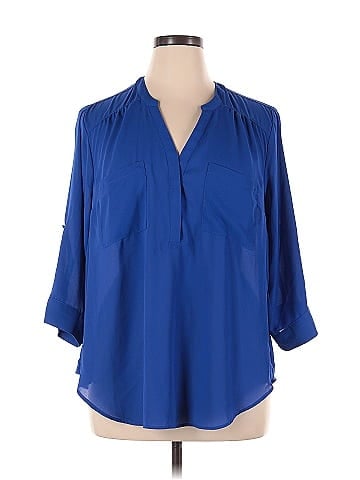 Torrid 3/4 Sleeve Blouse (view 1)