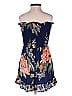Angie 100% Rayon Blue Romper Size S - photo 2