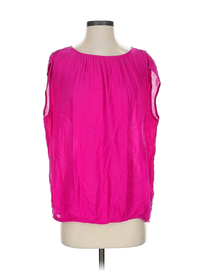 Pre-owned Ella Moss Sleeveless Blouse In Pink