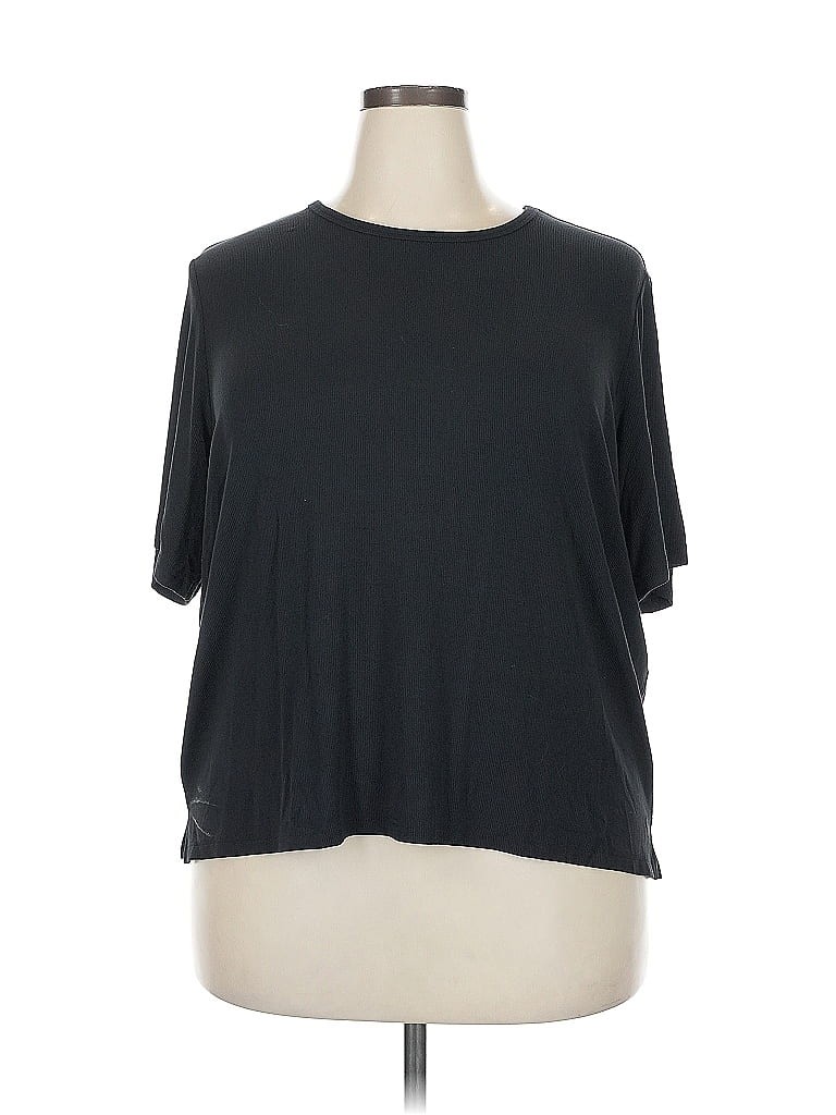 Pre-owned Cozy Earth Short Sleeve T-shirt In Black