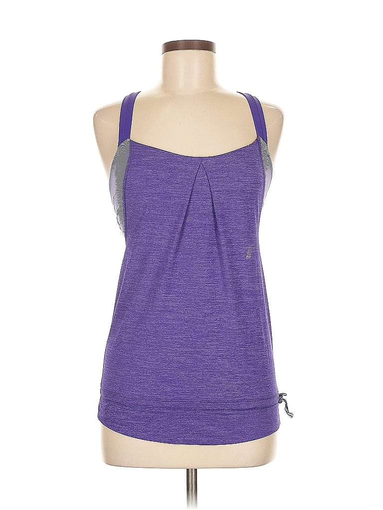 Pre-owned Lululemon Athletica Active Tank Top In Purple