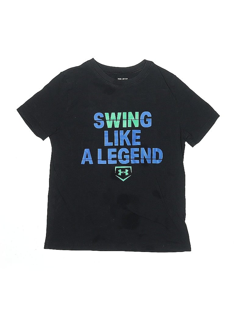 Click to view more detailed imagery on our partner's website Pre-owned Under Armour Kids' Short Sleeve T-shirt In Gray