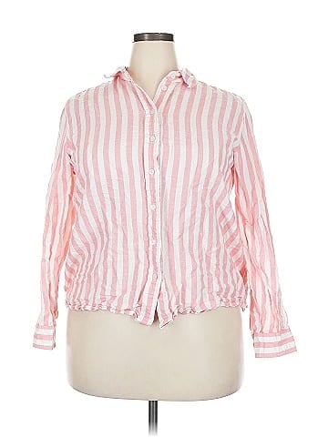 J.Crew Factory Store 3/4 Sleeve Button-Down Shirt (view 1)