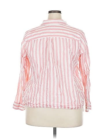 J.Crew Factory Store 3/4 Sleeve Button-Down Shirt (view 2)