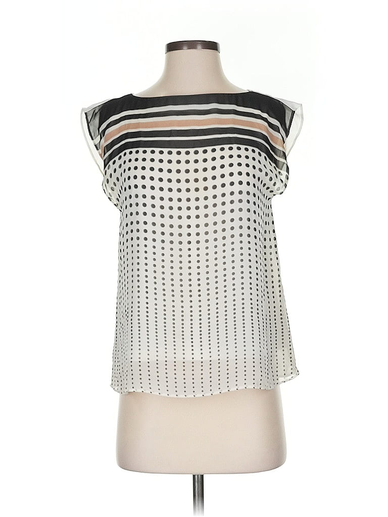 ANN TAYLOR Pre-owned Sleeveless Blouse In White