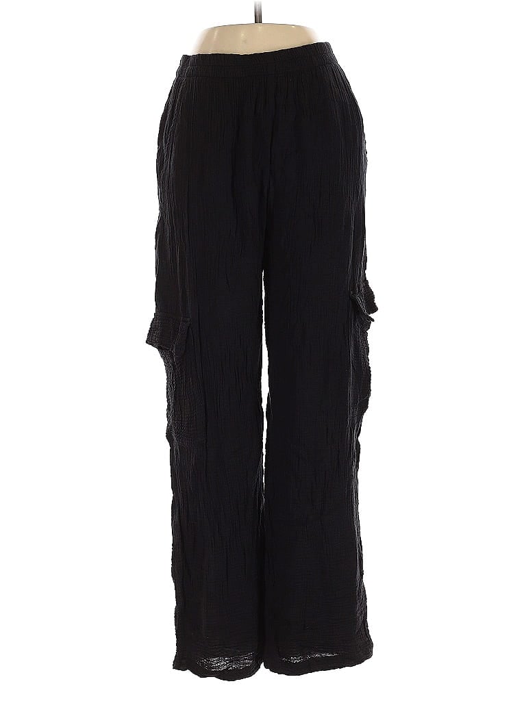 Pre-owned Red Haute Cargo Pants In Black