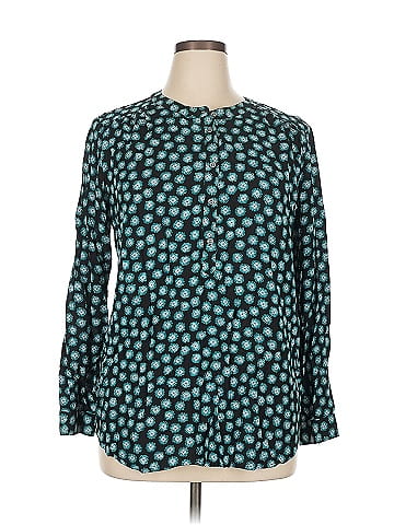 Ann Taylor LOFT Outlet Long Sleeve Blouse (view 1)
