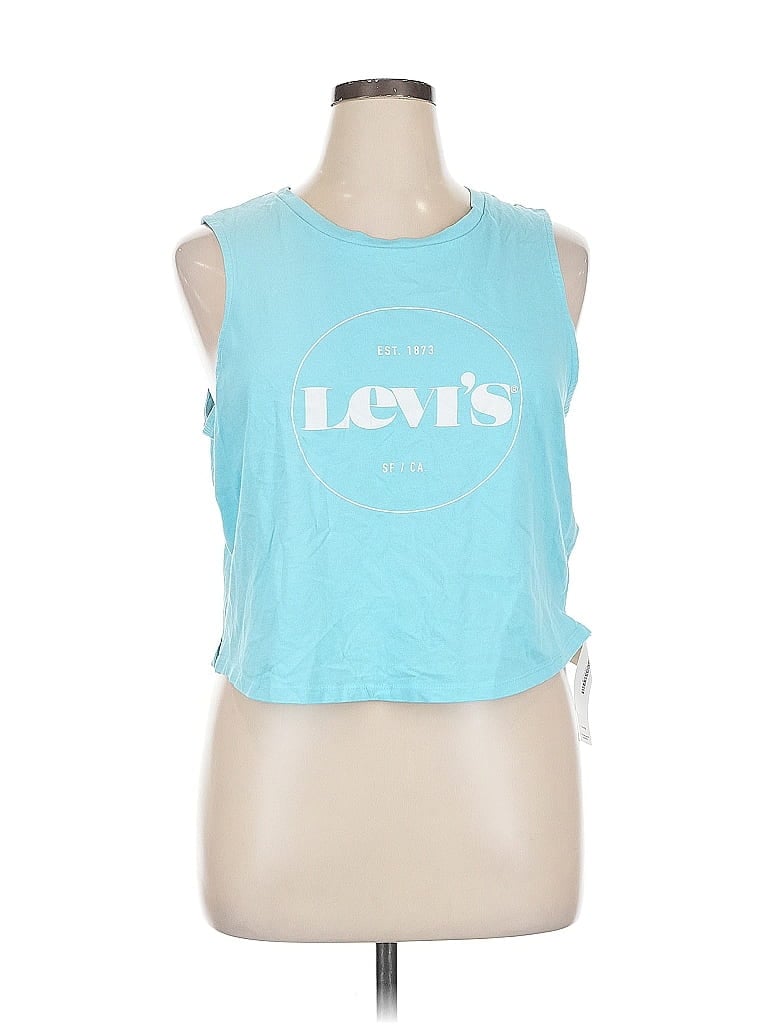 Pre-owned Levi's Sleeveless T-shirt In Blue