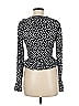Shein Polka Dots Black Long Sleeve Blouse Size 6 - photo 2