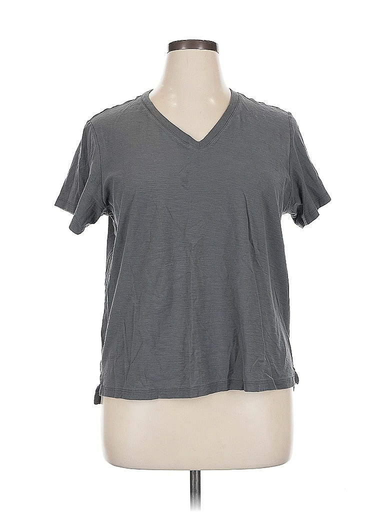 Pre-owned Bombas Short Sleeve T-shirt In Gray