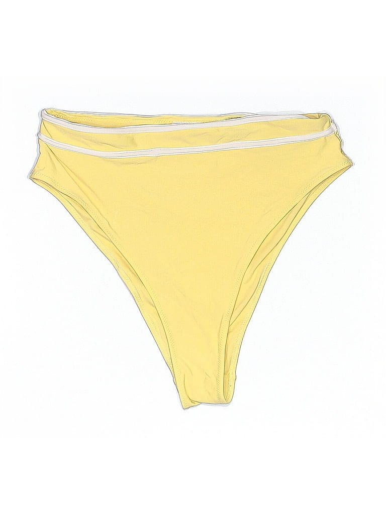 Pre-owned H&m Swimsuit Bottoms In Yellow