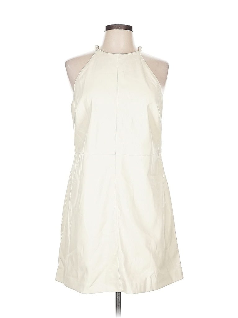 Pre-owned Mng Cocktail Dress In White