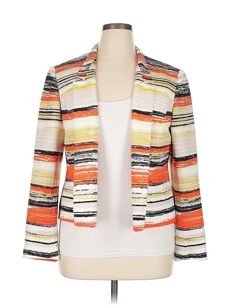 BLACK LABEL BY EVAN PICONE Pre-owned Blazer Jacket In Orange