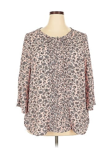 Roz & Ali 3/4 Sleeve Blouse (view 1)