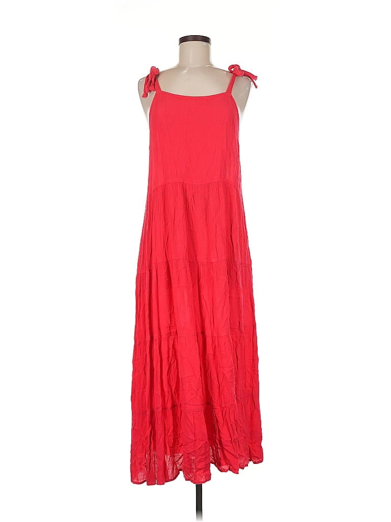 Pre-owned Mud Pie Casual Dress In Red