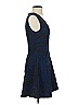 BCBGMAXAZRIA Paisley Blue Cocktail Dress Size 0 - photo 4