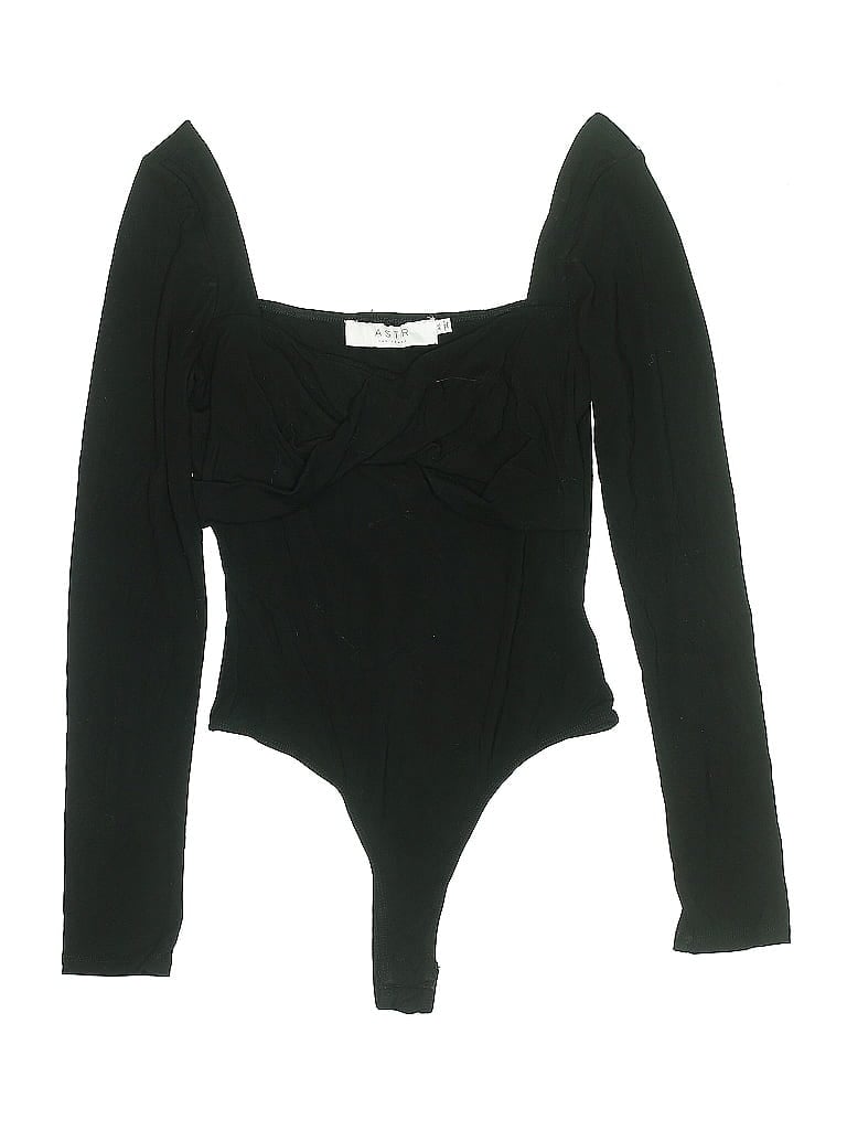 Pre-owned Astr Bodysuit In Black