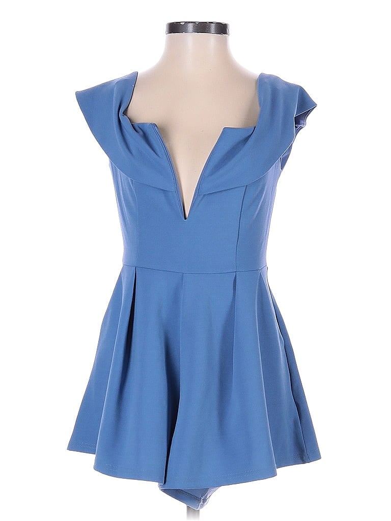 Pre-owned Akira Romper In Blue