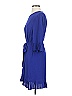 BCBGMAXAZRIA 100% Polyester Solid Blue Cocktail Dress Size S - photo 5