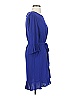 BCBGMAXAZRIA 100% Polyester Solid Blue Cocktail Dress Size S - photo 4