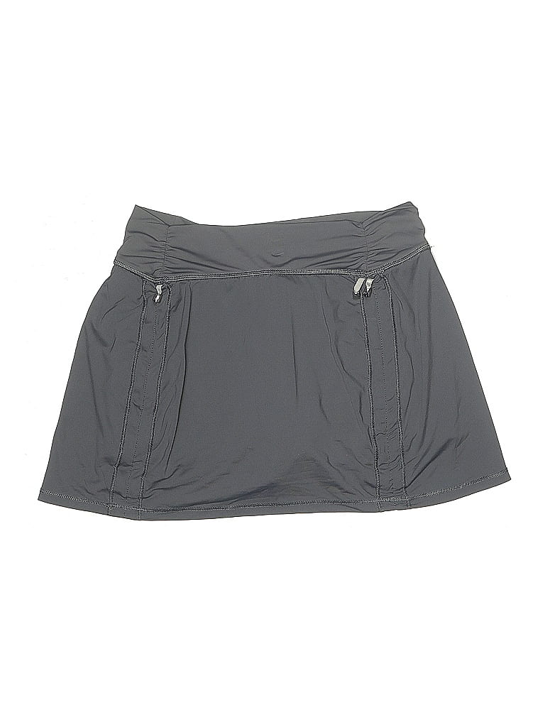 Pre-owned Yaffa Activewear Active Skort In Gray
