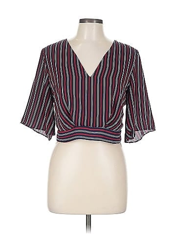 Charlotte Russe Short Sleeve Blouse (view 1)
