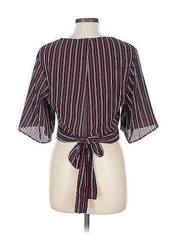 Charlotte Russe Short Sleeve Blouse (view 2)