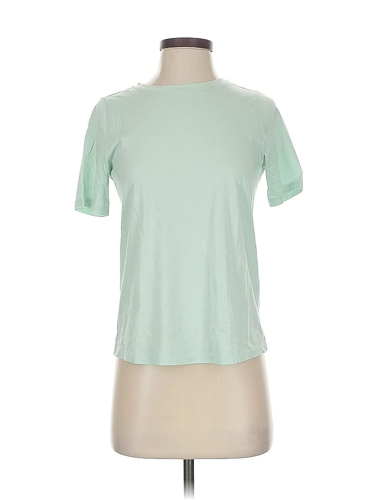 Pre-owned Eileen Fisher Short Sleeve T-shirt In Green