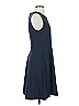 Unbranded Solid Blue Casual Dress Size 4 - photo 4