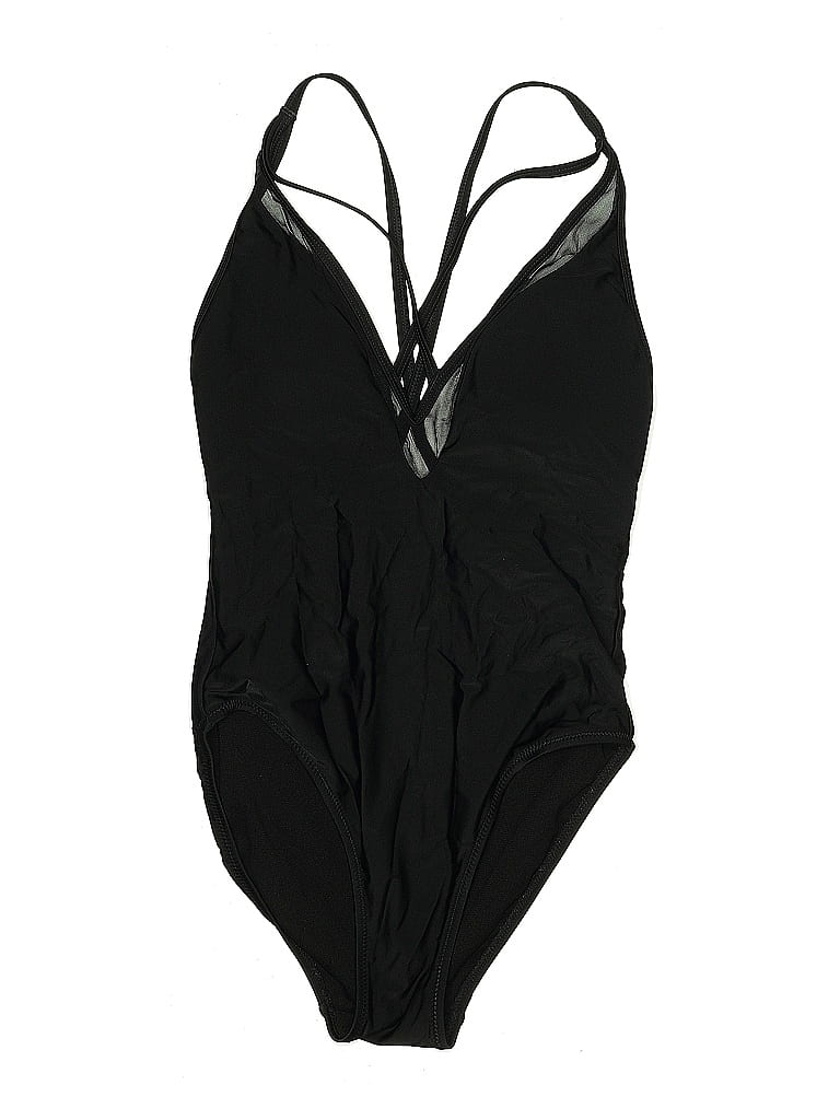 Pre-owned Express One Piece Swimsuit In Black