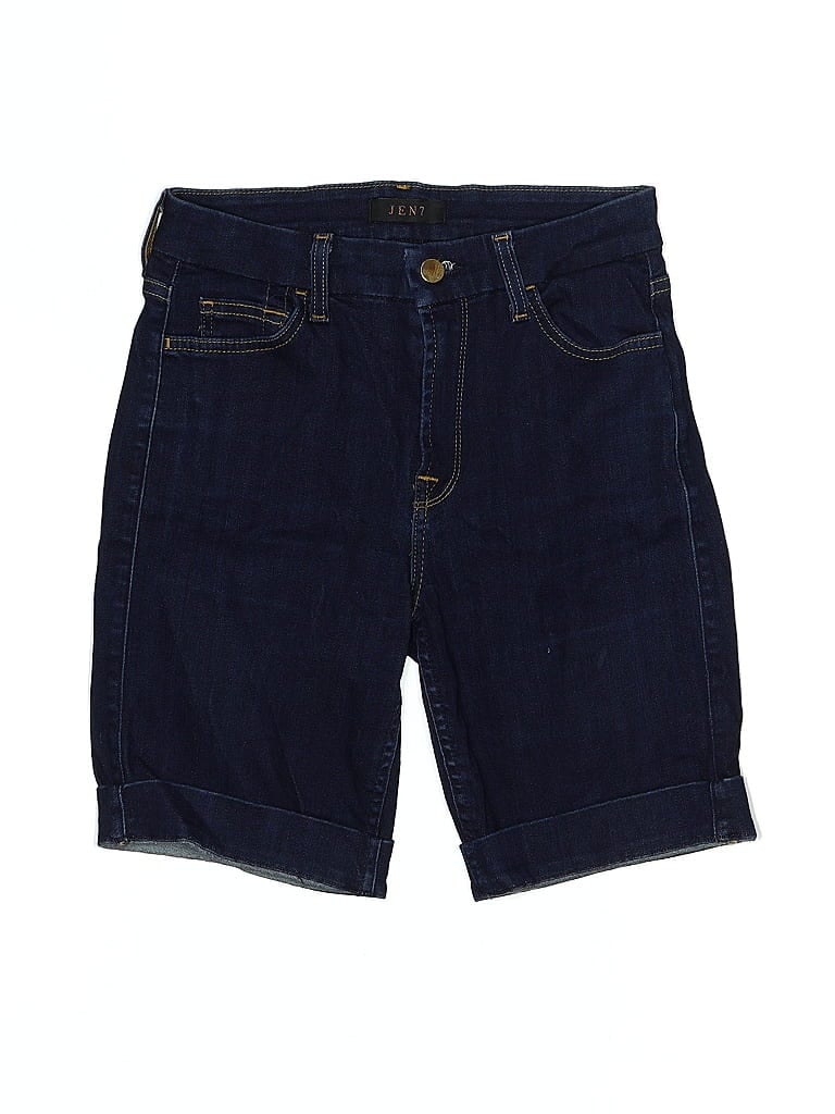 Pre-owned Jen7 By 7 For All Mankind Denim Shorts In Blue