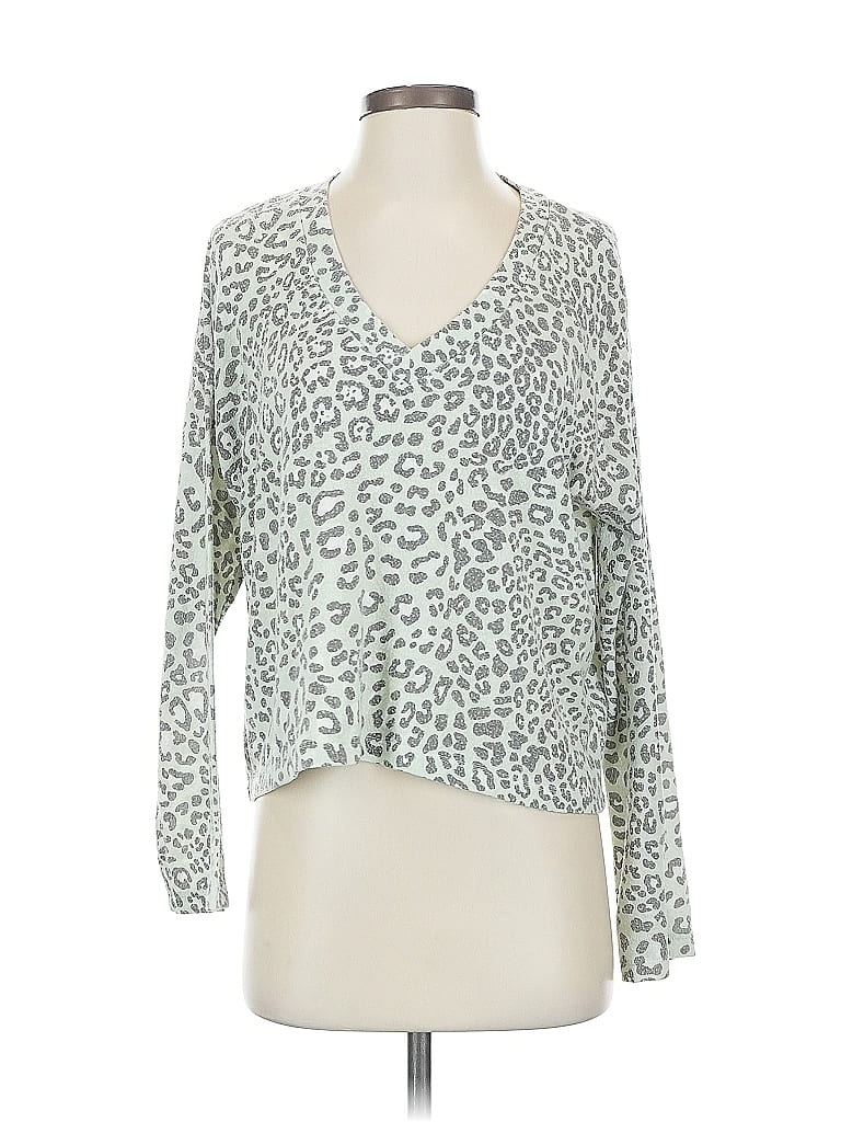 Pre-owned Z Supply Cardigan Sweater In Green