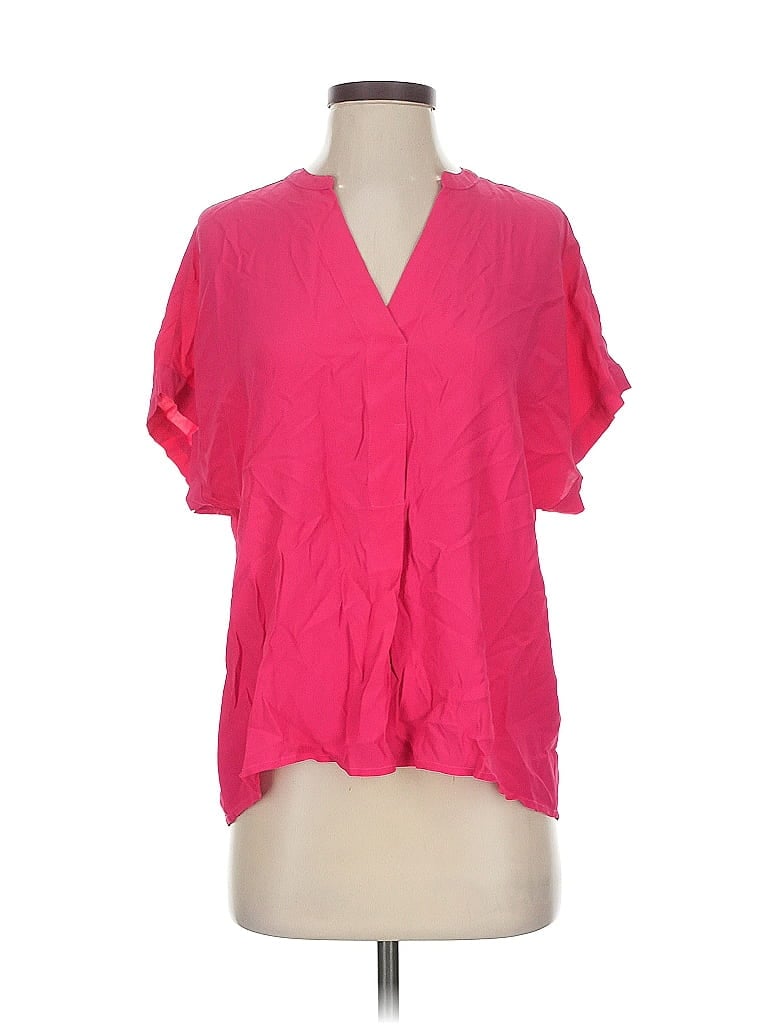 Pre-owned Lovestitch Short Sleeve Blouse In Pink
