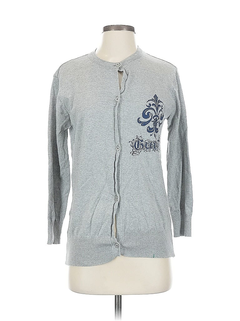 Pre-owned Unbranded Cardigan Sweater In Gray