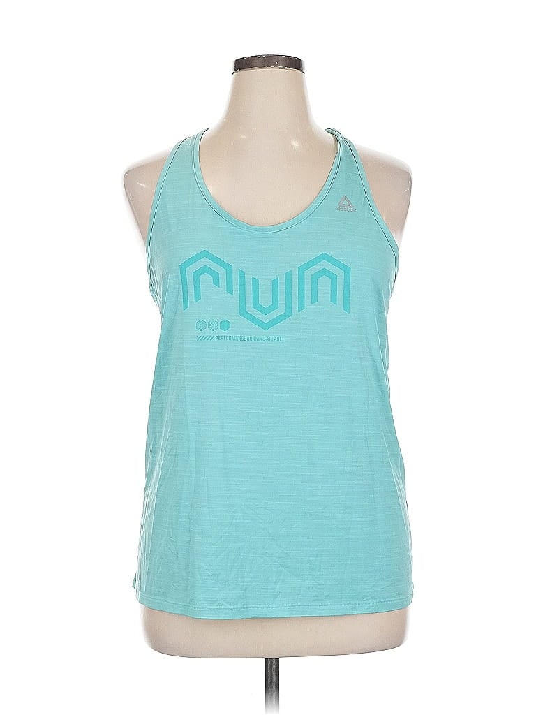 Pre-owned Reebok Active Tank Top In Blue