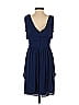 BCBGMAXAZRIA 100% Polyester Solid Blue Cocktail Dress Size 2 - photo 2