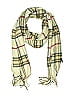 V.Fraas 100% Acrylic Plaid Yellow Ivory Scarf One size - photo 1