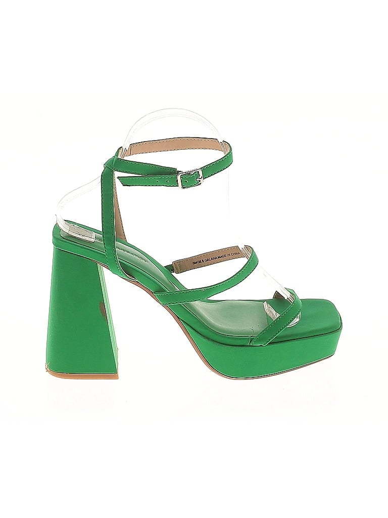 Pre-owned Bcbgeneration Heels In Green