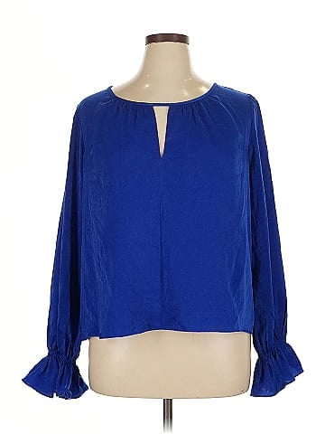 DKNY Long Sleeve Blouse (view 1)
