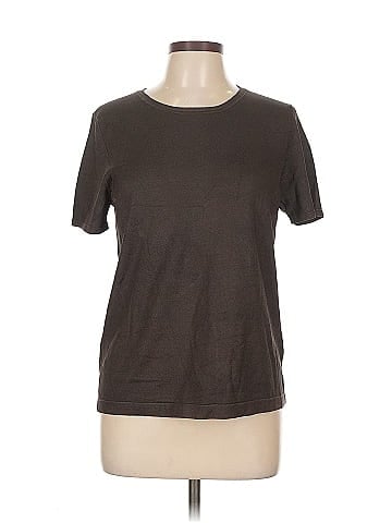 Linda Allard Ellen Tracy Short Sleeve Silk Top (view 1)