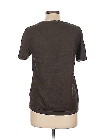 Linda Allard Ellen Tracy Short Sleeve Silk Top (view 2)