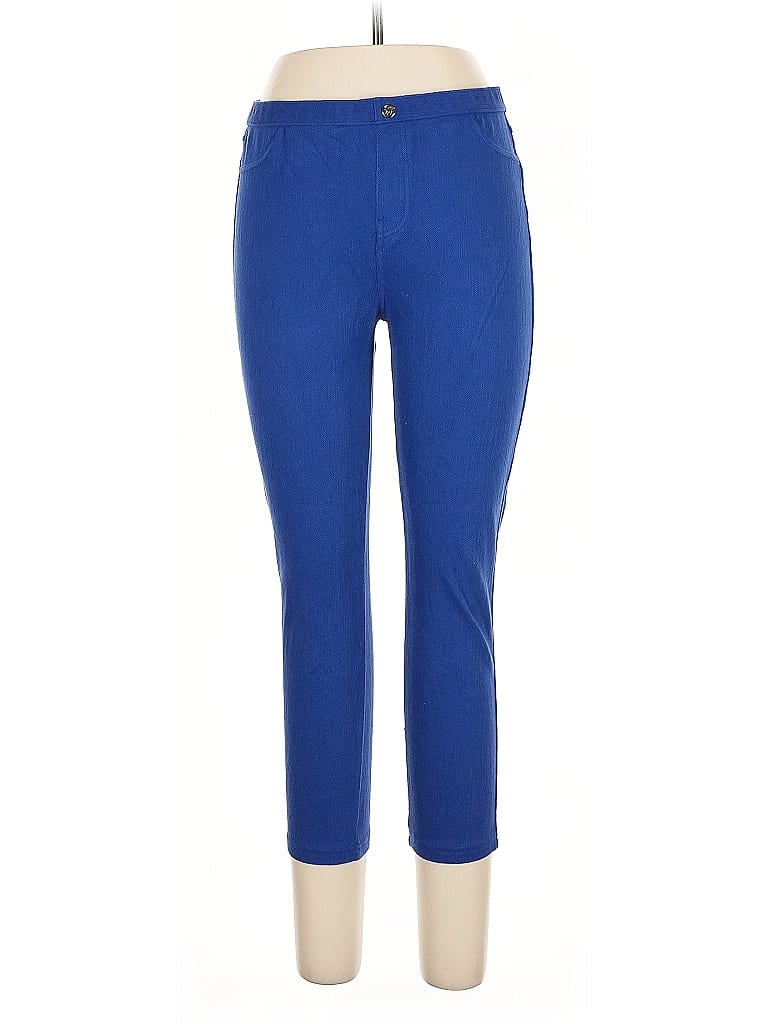 Pre-owned Simply Vera Vera Wang Active Pants In Blue