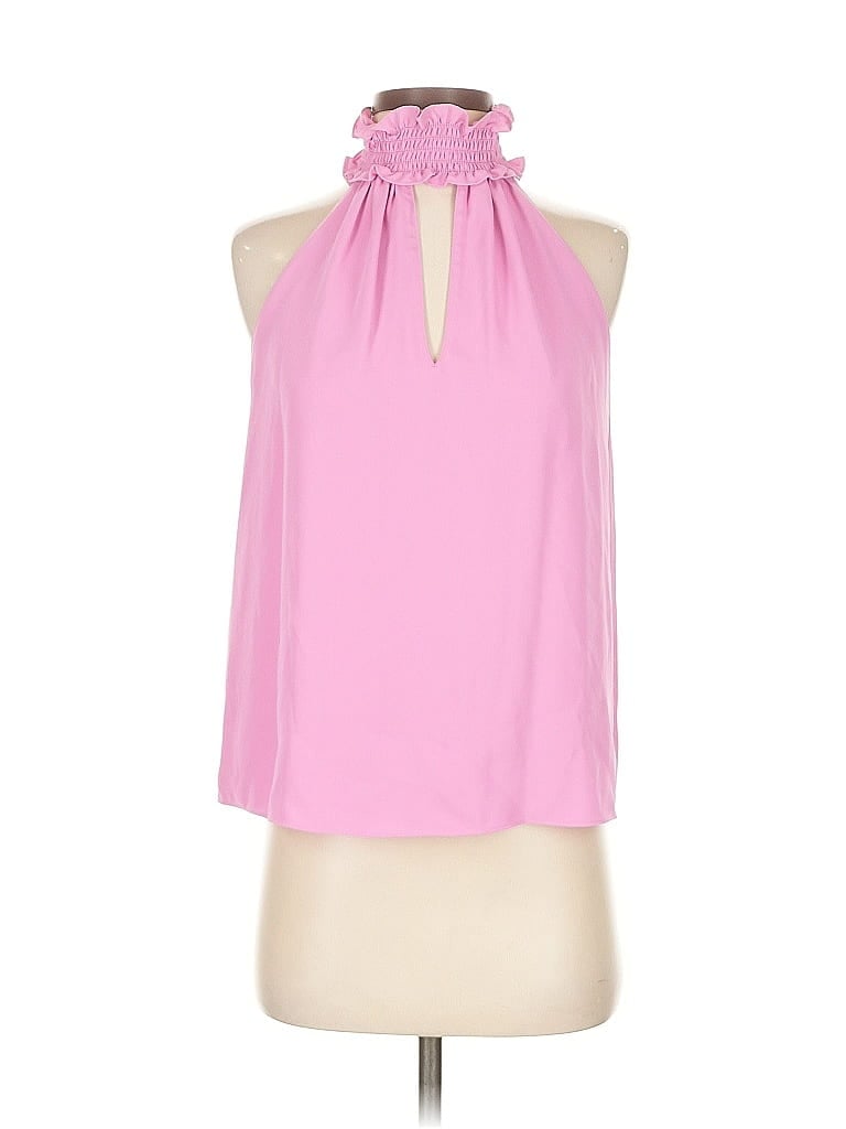 Pre-owned Amanda Uprichard Sleeveless Blouse In Pink