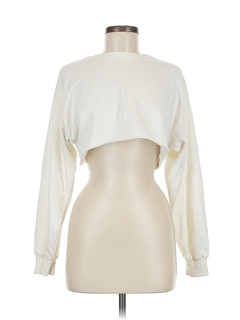 Pre-owned Assorted Brands Cardigan Sweater In White