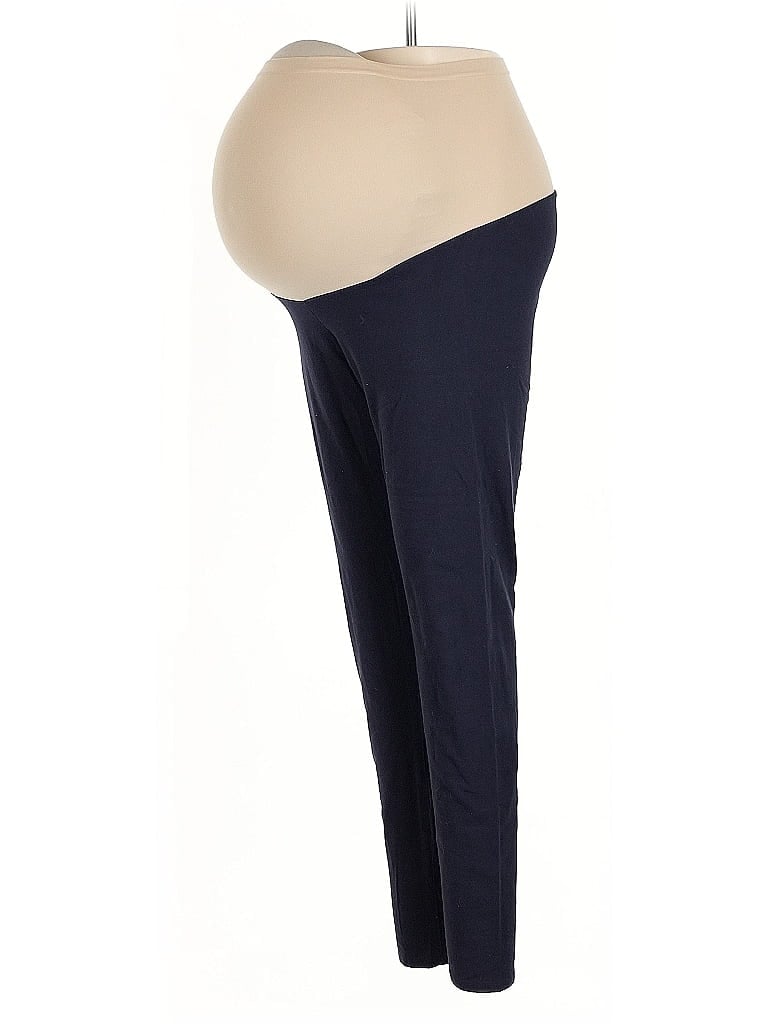 Pre-owned Motherhood Active Pants In Blue