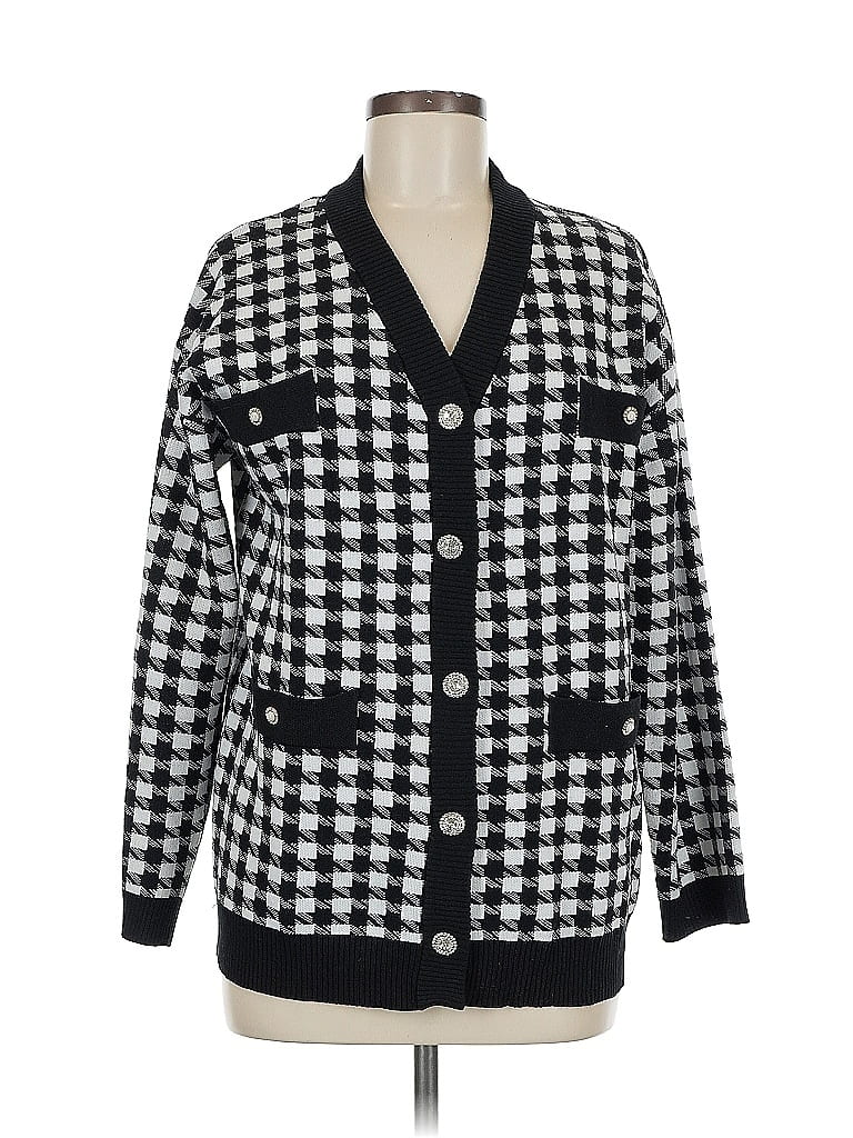 Pre-owned Vici Cardigan Sweater In Black